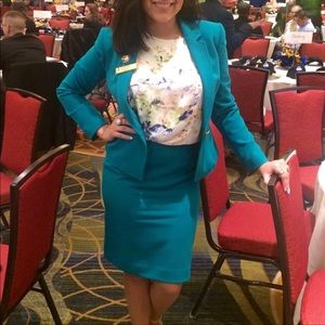 Tahari Arthur S Levine Petite Skirt Set-2P